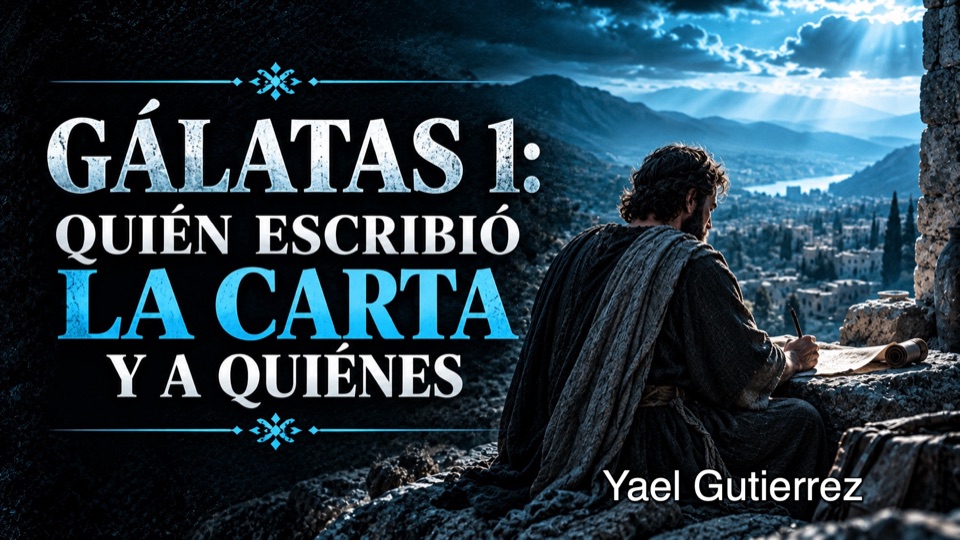 Portada de Gálatas 1: Quién escribió la carta y a quiénes
