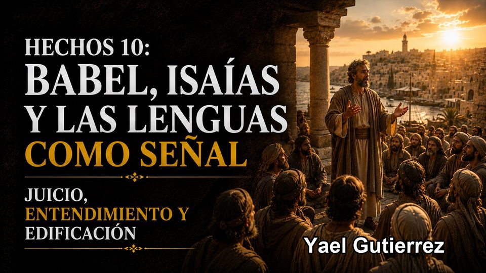Portada de Hechos 10: Babel, Isaías y las lenguas como señal
