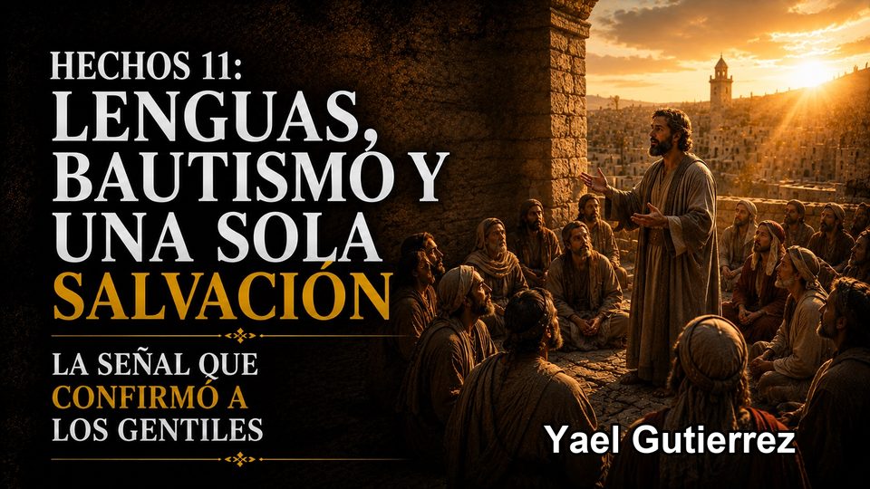 Portada de Hechos 11: Lenguas, bautismo y una sola salvación