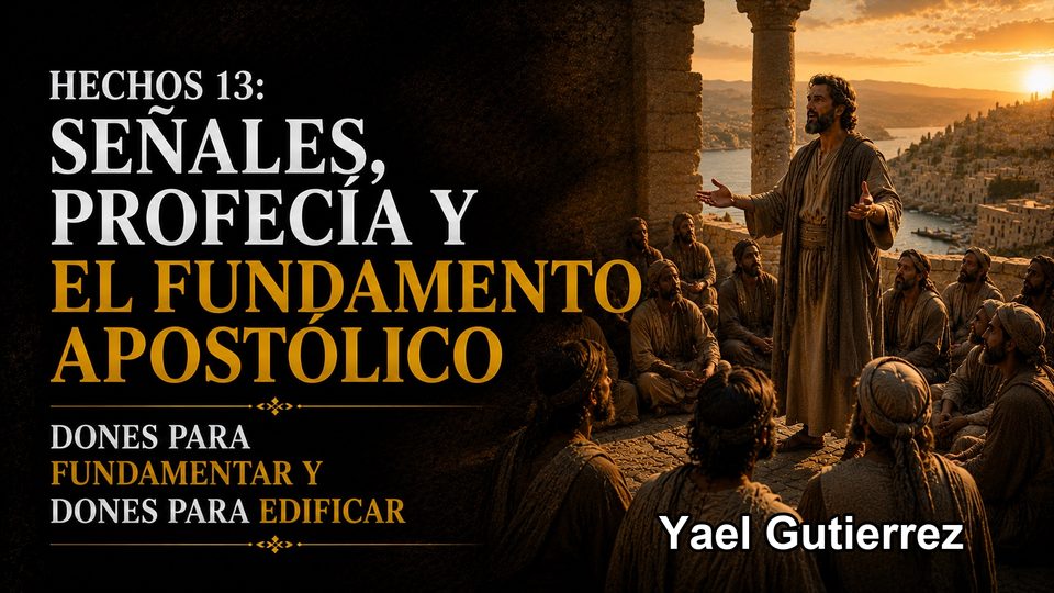Portada de Hechos 13: Señales, profecía y el fundamento apostólico