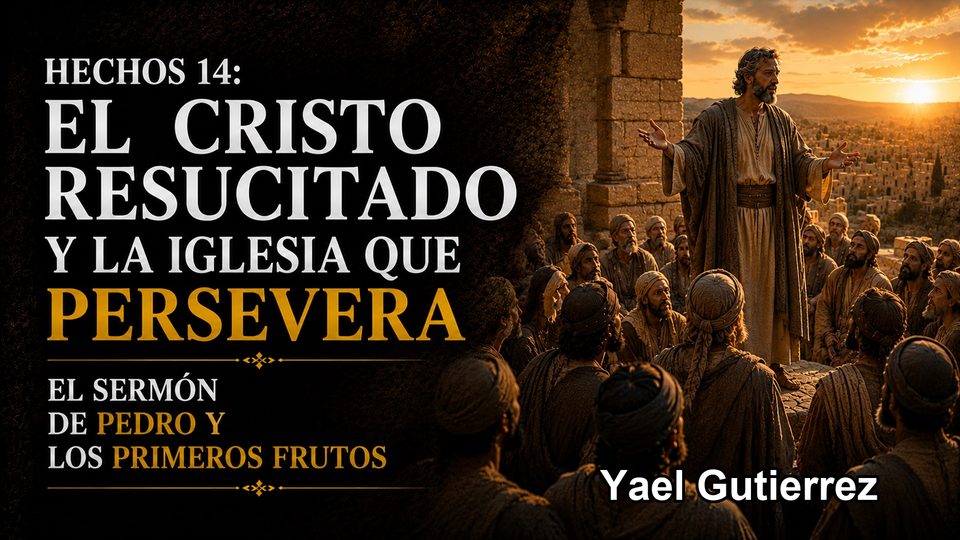 Portada de Hechos 14: El Cristo resucitado y la Iglesia que persevera