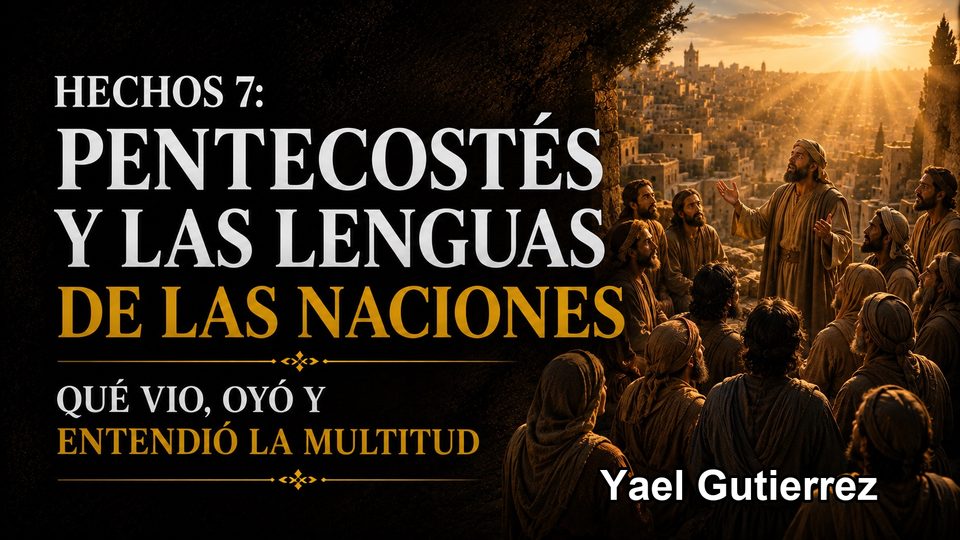Portada de Hechos 7: Pentecostés y las lenguas de las naciones
